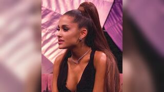 Ariana Grande's ponytail is perfect to grab hold of while you fuck her face - Celebs