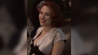 Celebrities: Scarlett Johansson's white boobs lookin pumping adorable