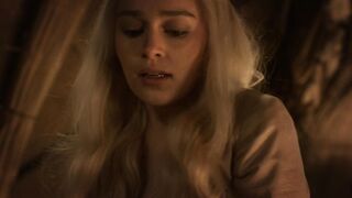 How long could you last if Emilia Clarke rode you like this? - Celebs