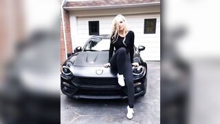 what would u do if Dove Cameron was on your car like this?