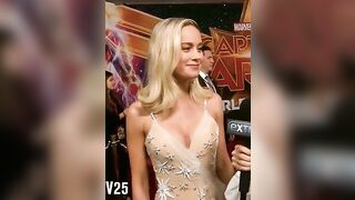 Celebrities: I want to bury my face betwixt Brie Larson's consummate couple of breasts