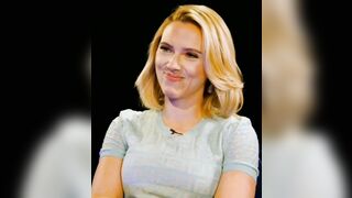 Scarlett Johansson surprised and ready to get facefucked like a whore and requesting a facial after - Celebs