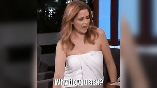 Are you wearing anything under that towel? --- Jenna Fischer: - Celebs