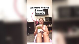 Celebrities: I desire to fuck sexy and sweat MILF Jenna Fischer after her workout