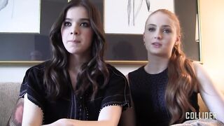 Celebrities: I desire a double oral sex from Hailee Steinfeld and Sophie Turner
