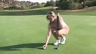Paige Spiranac in heat on the golf course - Celebs