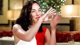 gal Gadot describing the ending of the blowbang this babe gave her fans last night