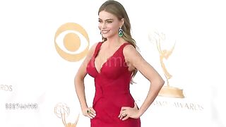 Celebrities: Sofia Vergara's sexy body in a red costume