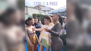 Celebrities: Look at the Ass on the ChloeXHalle Bitch