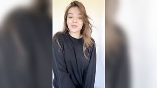 Celebrities: Hailee Steinfeld. I want to hug her and laugh with her and pull her cheeks and kiss her and cum on her face.