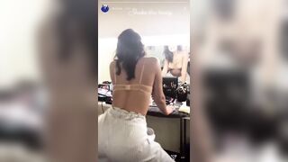 dua Lipa shaking that constricted booty of hers