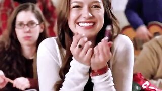 Melissa Benoist, when she sees you're the substitute for the week... - Celebs