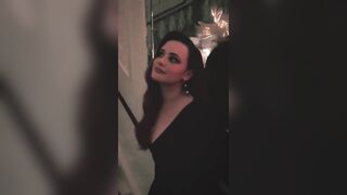 Katherine Langford teasing you before dropping to her knees and sucking you off - Celebs