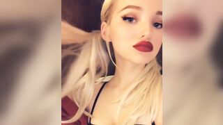 Celebrities: I desire to pull on Dove Cameron's pigtails during the time that I pound her asshole doggy style