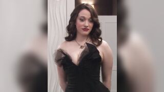 Celebrities: Kat Dennings Smiles at your giant cock