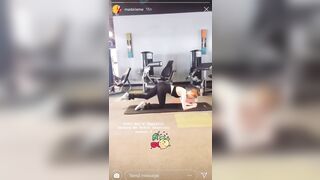 madelaine Petschs workout is so sexy