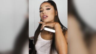 Ariana Grande has those type of lips that I want to lick and suck. Then make her put on more lip gloss before I face fuck her. - Celebs