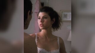 I only knew Marisa Tomei from Seinfeld, but she really was smoking hot!!! She probably would have been my #1 in the early '90s. - Celebs