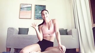 Only thing I could think of while watching this is that Michelle Jenneke needs a BBC deep inside her pussy destroying her guts ?? - Celebs