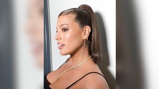 Ashley Graham's ponytail is the perfect handle for a rough face fuck and tit fuck - Celebs