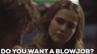 Celebrities: Zoey Deutch suggests to blow you right there on a public street. How do you respond?