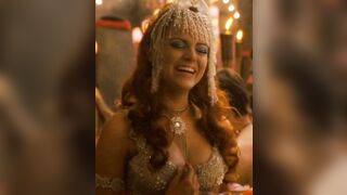 Celebrities: Young Emma Stone clothed like an exotic doxy in The Abode Bunny should've been banged by the video crew after shooting these scenes