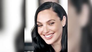Sitting across from her husband talking, you feel a hand slide over and grab your crotch. Looking over, Gal Gadot's giving you this look...