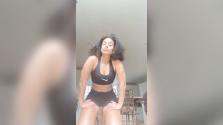 Celebrities: Jorja Smith on her knees