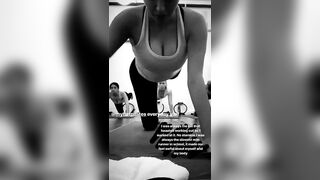 Rebecca Black doing pilates - Celebs