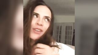Hayley Atwell is the teacher that flirts with you at school, who sends you a video trying to act cool but ends up showing you more than expected... - Celebs