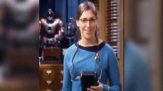 Celebrities: Sexy sexy BBT-slut Mayim Bialik erotically proves why depraved lascivious nerds rather copulates Amy than Penny. With all of 'em, being madly in love with her.
