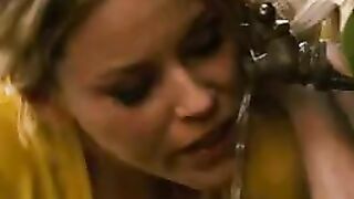 Celebrities: Here is the scenario: Elizabeth Banks needs to eat your cum every 24 hours, coz of some science stuff. The tap is your cock and the water is your cum.