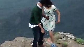 kajal Agarwal sexy cleavage show whilst jumping must watch