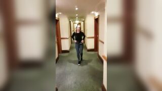 Naughty Hotel hallway walk ????