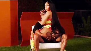I'd love to be in Nicki's position right now riding .Who would y'all lascivious buds rather be?