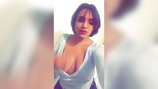 large boobs on a freaky Lalin girl