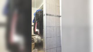 Dancing in the shower