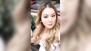 Kidding: Gina's Snapchat of Geo's ass shake