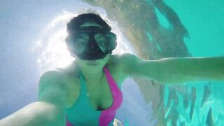 Tiff Swimming Underwater 2