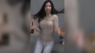 cute Korean angel sexy dance