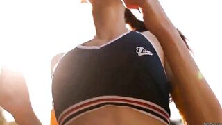 Julia in Volleyball Outfit - Blowjob and Titfuck - Julia JAV